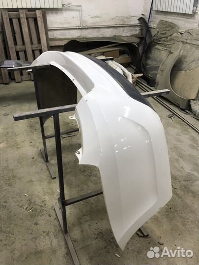 Задний бампер LADA granta fl седан под ремонт