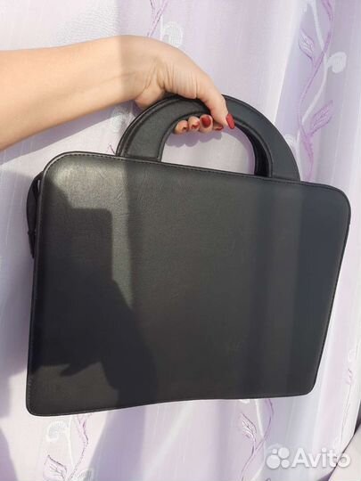 Сумка-портфель женская с кармашками