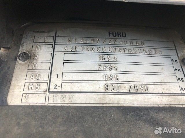 Разбор на запчасти Ford Focus 1