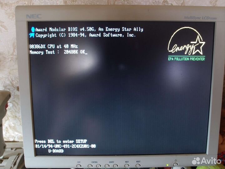 Материнская плата 386DX