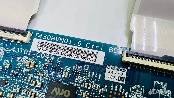 Tcon T430hvno1. 6 ctrl Samsung UE43NU5570U