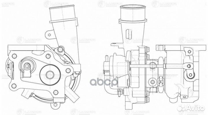 Турбокомпрессор для а/м Mazda CX-7 (07) 2.3T