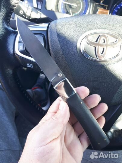 Нож складной ручной работы