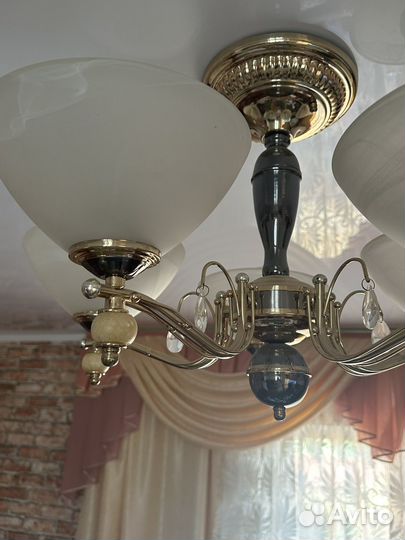 Люстра потолочная подвесная бу