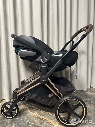 Коляска cybex priam 4 rose gold 3 в 1