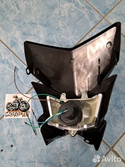 Фара кросс Irbis TTR-125r чёрная