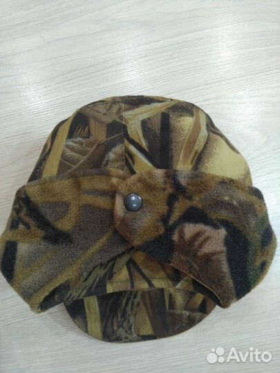 Кепка мужская утеплённая камуфляж
