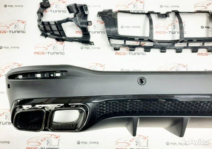 Диффузор с насадками 63 Black на GLS-Class X167