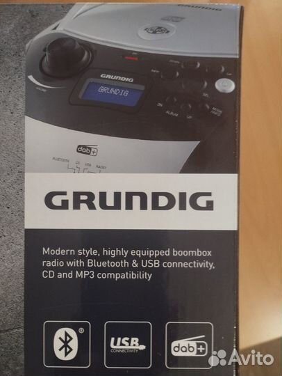 Магнитола Grundig GRB 4000 CD+CD/MP3+USB+BT