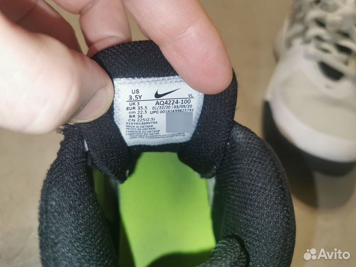 Баскетбольные кроссовки детские Nike 22,5