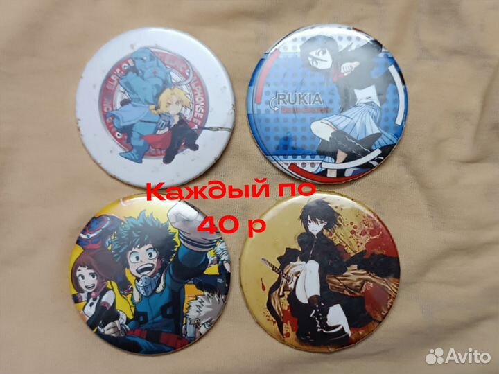 Аниме значки