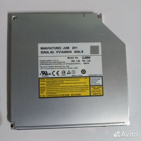 DVD R/RW привод для ноутбука