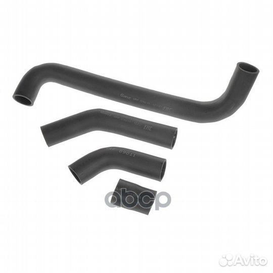 Патрубки радиатора ваз 2104-05 ал. (к-т 4шт.) б