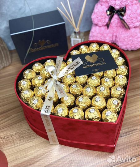 Сладкий шоколадный подарок набор букет из конфет