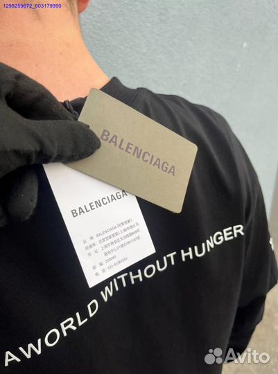 Лонгслив Balenciaga чёрный (Арт.46808)