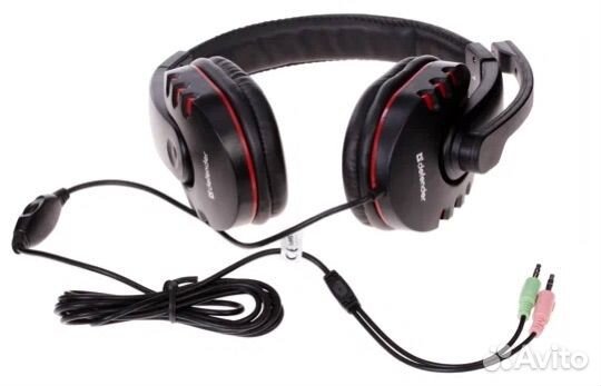 Проводная гарнитура Defender Warhead G-160 черный