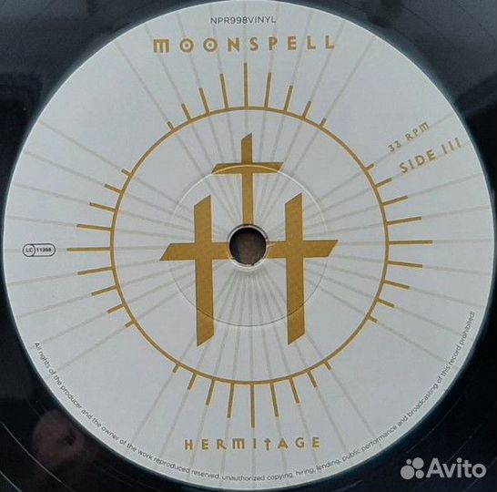 Виниловая пластинка moonspell - hermitage (2LP)