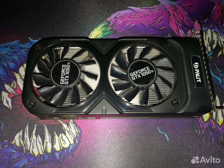 Видеокарта Palit GeForce 1050 Ti Dual OC 4GB