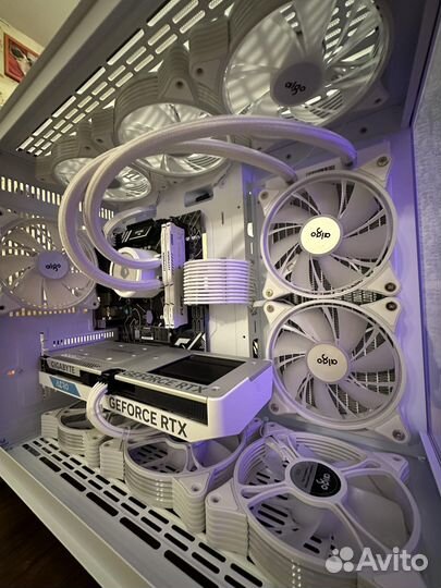 Игровой пк белый intel core i9/RTX 4060/16GB/1TB