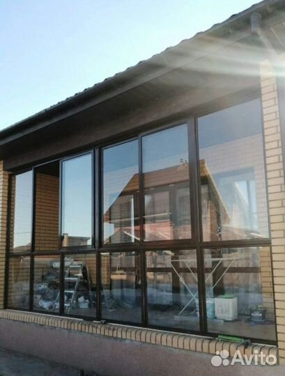 Остекление веранды / остекление беседки