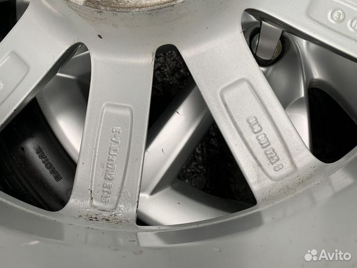 Оригинальные колеса на Audi Q3 8U R17 зима