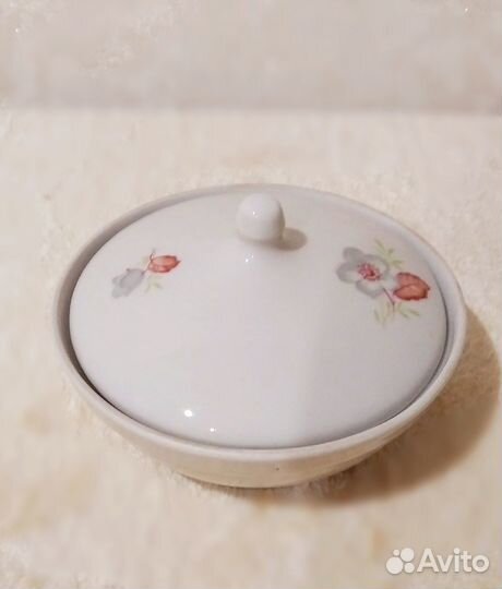 Винтаж: Фарфоровая сахарница лфз. СССР