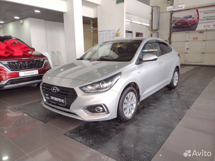 Hyundai Solaris 1.6 МТ, 2018, 105 000 км