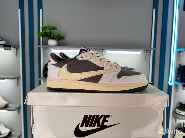 Кроссовки Air Jordan 1 Low x Travis Scott оригинал