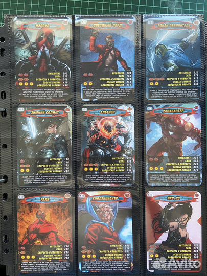 4-я серия карточки Человек Паук «герои и злодеи»