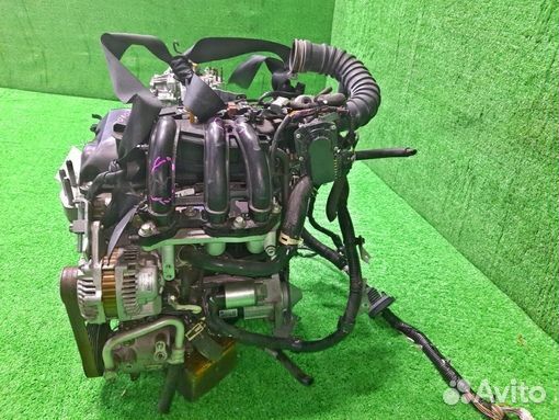 Двигатель в сборе двс mitsubishi EK wagon B11W 3B2