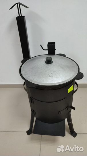 Казан с печью