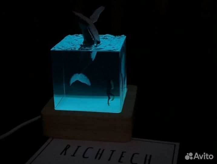 Ночник из эпоксидной смолы