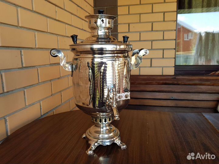 Новый дровяной самовар дубрава