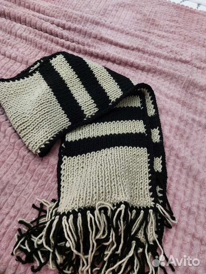 Тёплый шарф ручной работы