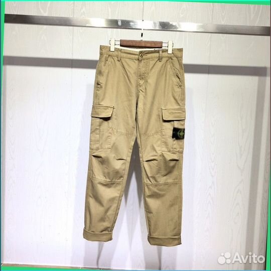 Широкие карго брюки Stone Island (Номер артикула: 60396)