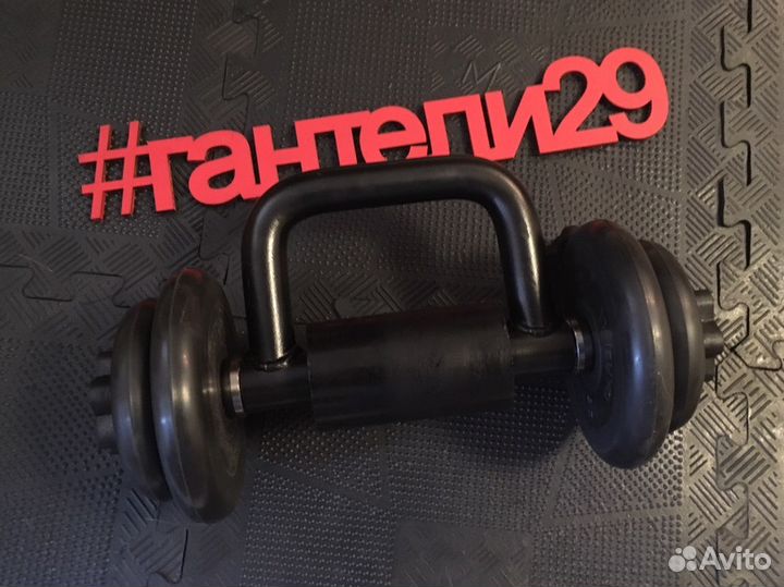 Гиревой гриф с блинами