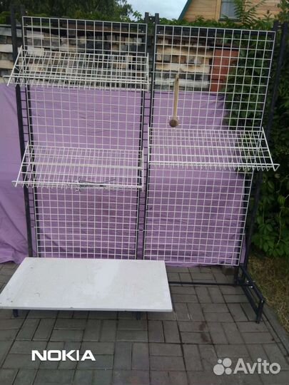 Стеллажи металлические пристенные бу