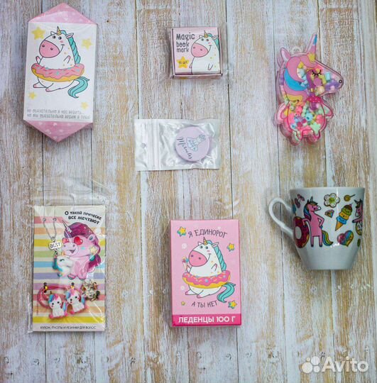 Бокс подарочный единорожка