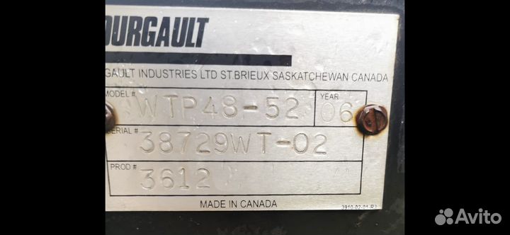 Посевной комплекс Bourgault, каток прикатывающий