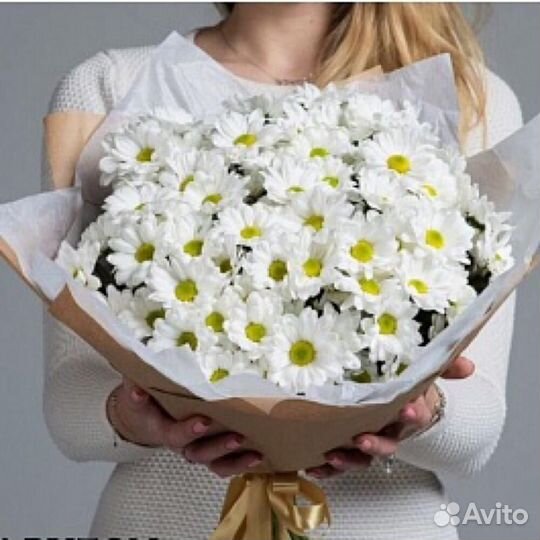 Хризантемы. Букет из хризантема. Цветы в Кемерово