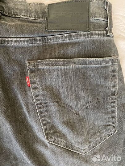 Джинсы мужские levis 502 серые