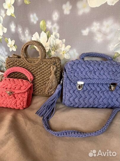 Сумка женская вязаная