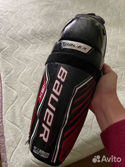 Щитки хоккейные bauer