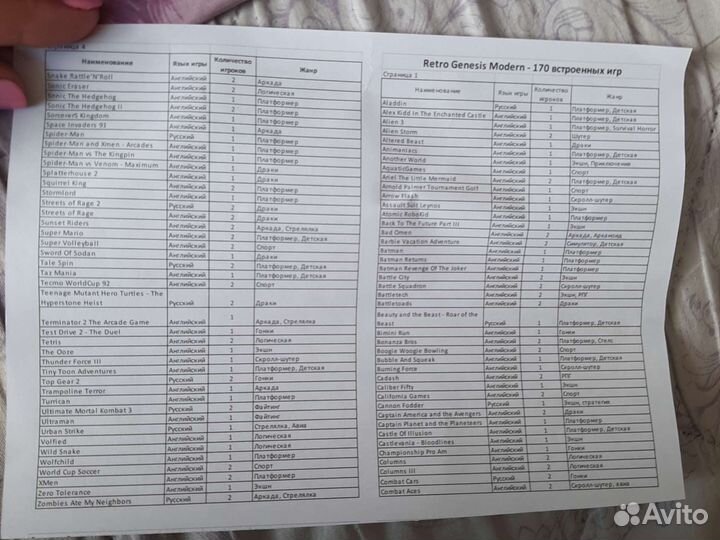 Игровая приставка Retro genesis modern mini