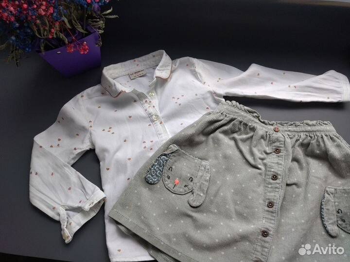 Одежда пакетом для девочки 110 116
