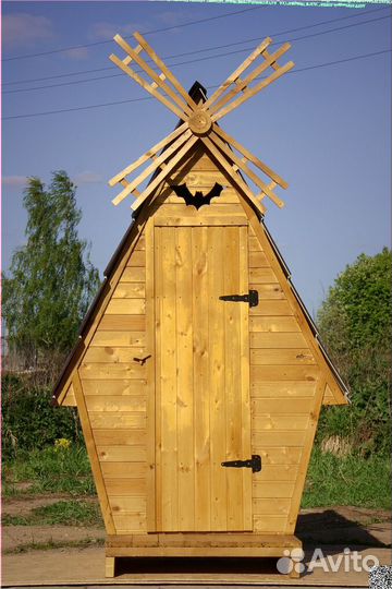 Дачный туалет с установкой