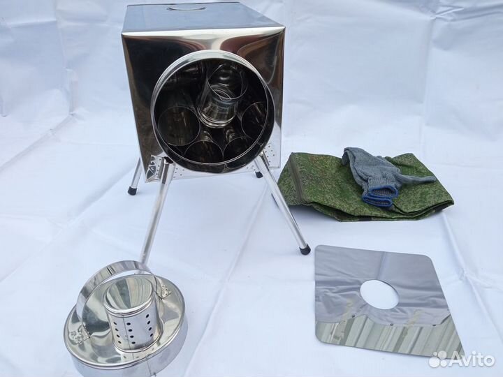 Печь для палатки Пошехонка Малая на 15 л