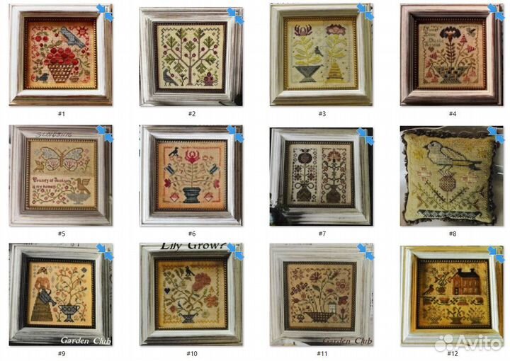 Схемы для вышивания BBD Garden Club Series