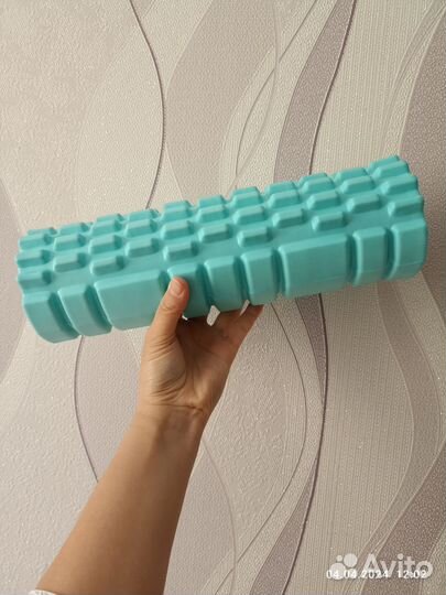 Ролл для МФР 30*9 голубой рифленый