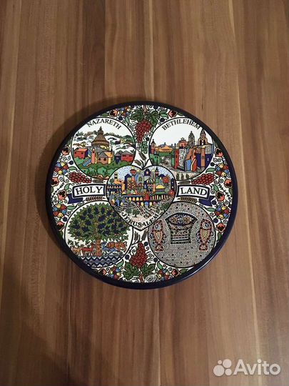 Тарелка настенная декоративная Израиль